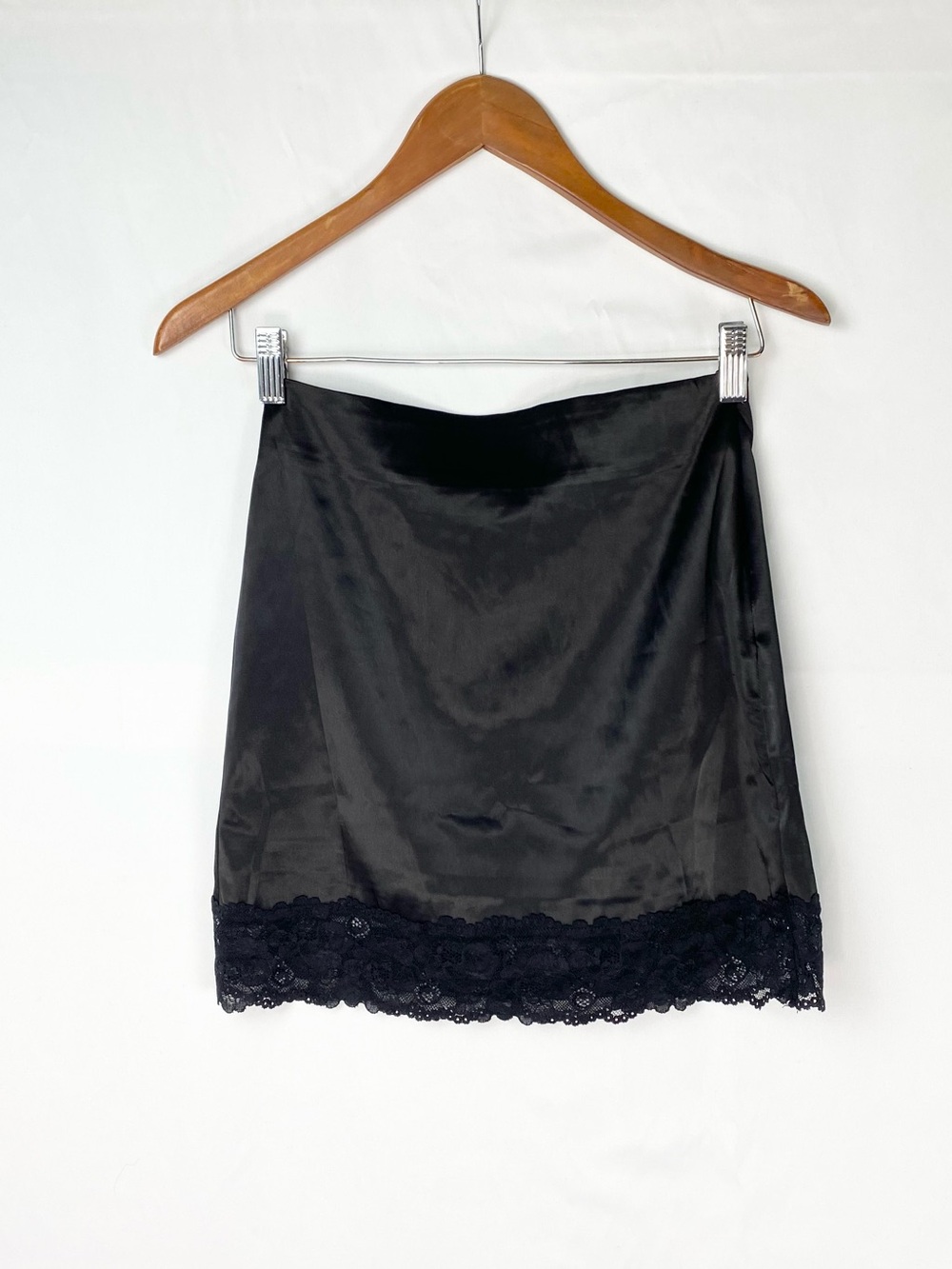 Princess‎ Polly Mariana Mini Lace Skirt Size 4 Black Zip